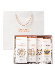 [ORGABON] 有机农 分娩 护肤 套装 (保湿乳液+保湿霜+温和洗发露+营养油)